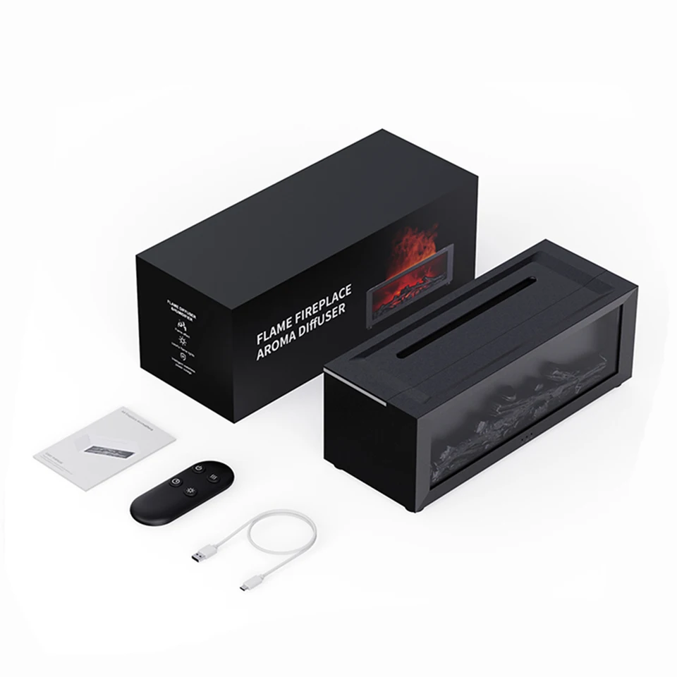 Aroma Flame Humidifier Essential Oil Diffuser