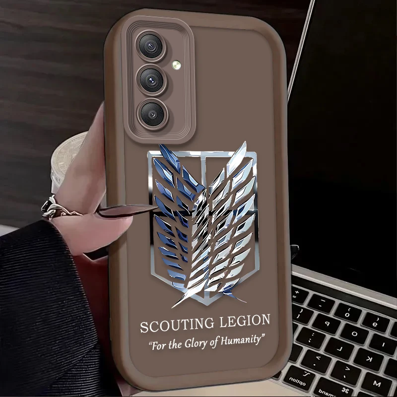 Attack on Titan Inspired Phone Case with Iconic Alan Logo Design