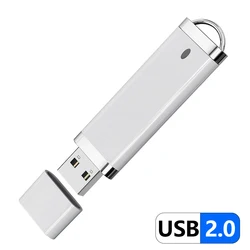 Versatile Multi - Capacity USB Flash Drive - Colorful Light Memory Stick - 64 GB (WHITE)