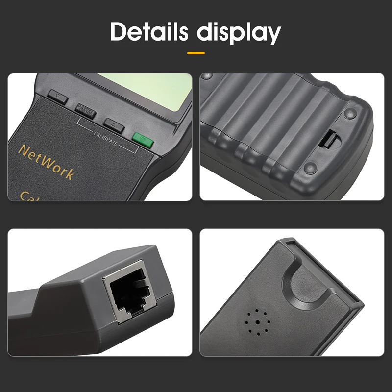 SC8108 Portable LCD Network Tester Meter&LAN Phone Cable Tester & Meter With LCD Display RJ45