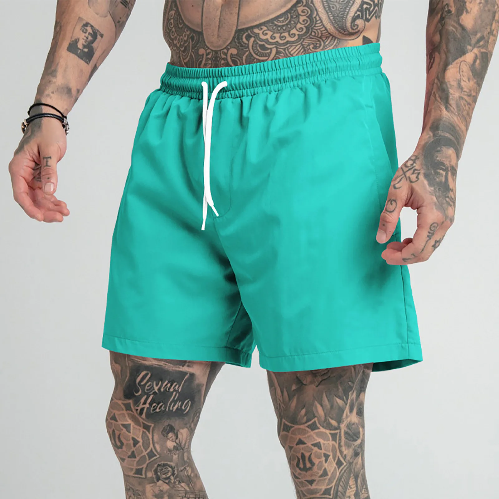 

Mens Shorts Summer Short Gym Quick-Drying Beach-Wear Rash-Guard Swimwear Swimming-Trunks Bathing-Suit Spring Surf Bermuda Sports