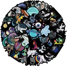 

10/30/50PCS Space Astronaut Cartoon Stickers Aesthetic Graffiti Decals Skateboard Car Laptop Motorcycle Luggage Sticker for Kids