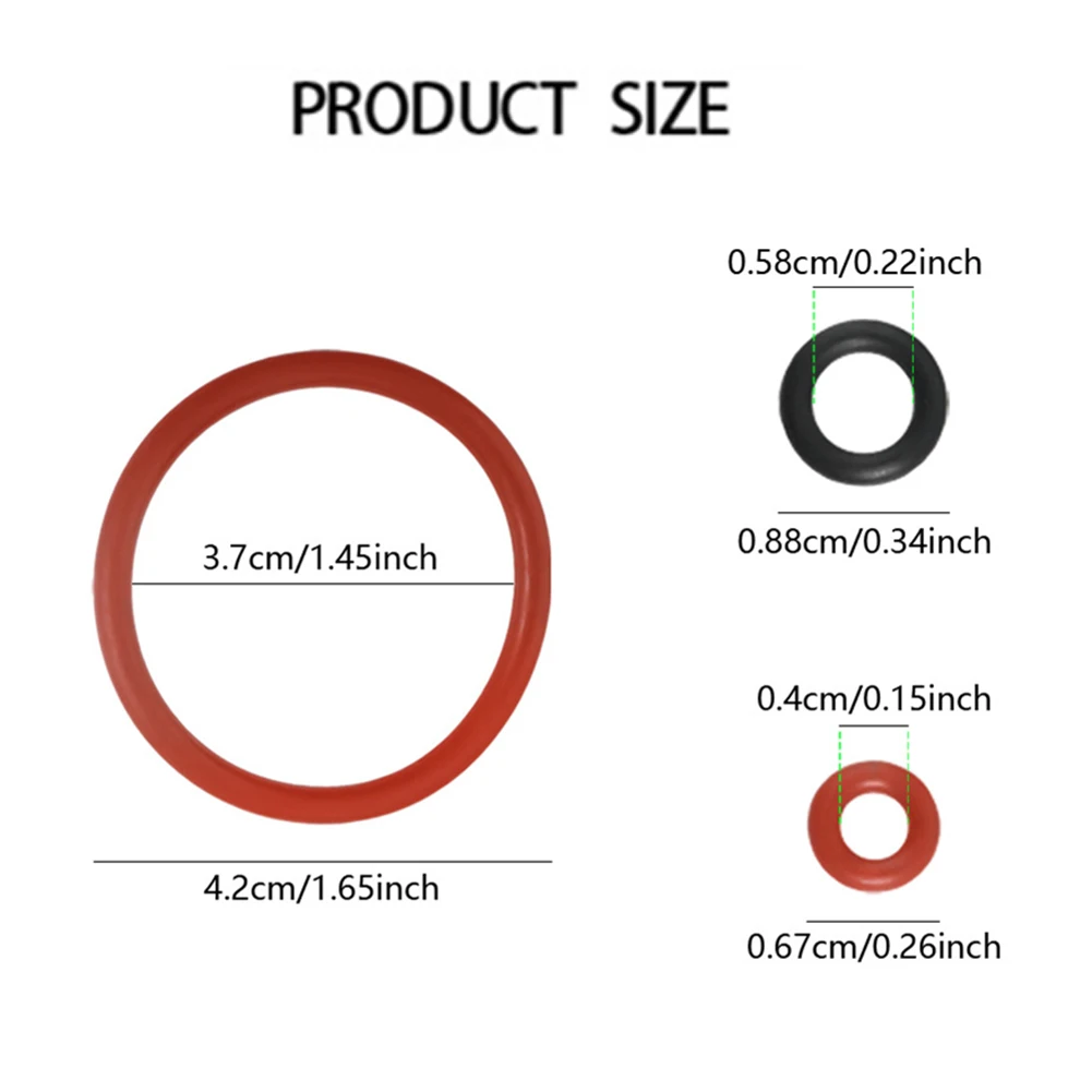 50pcs For Jura C-D-E-F-S-X-ENA-GIGA Coffee Machine O-ring Steam Probe Silicone O-Ring Seals Maintenance Set Replacement Parts