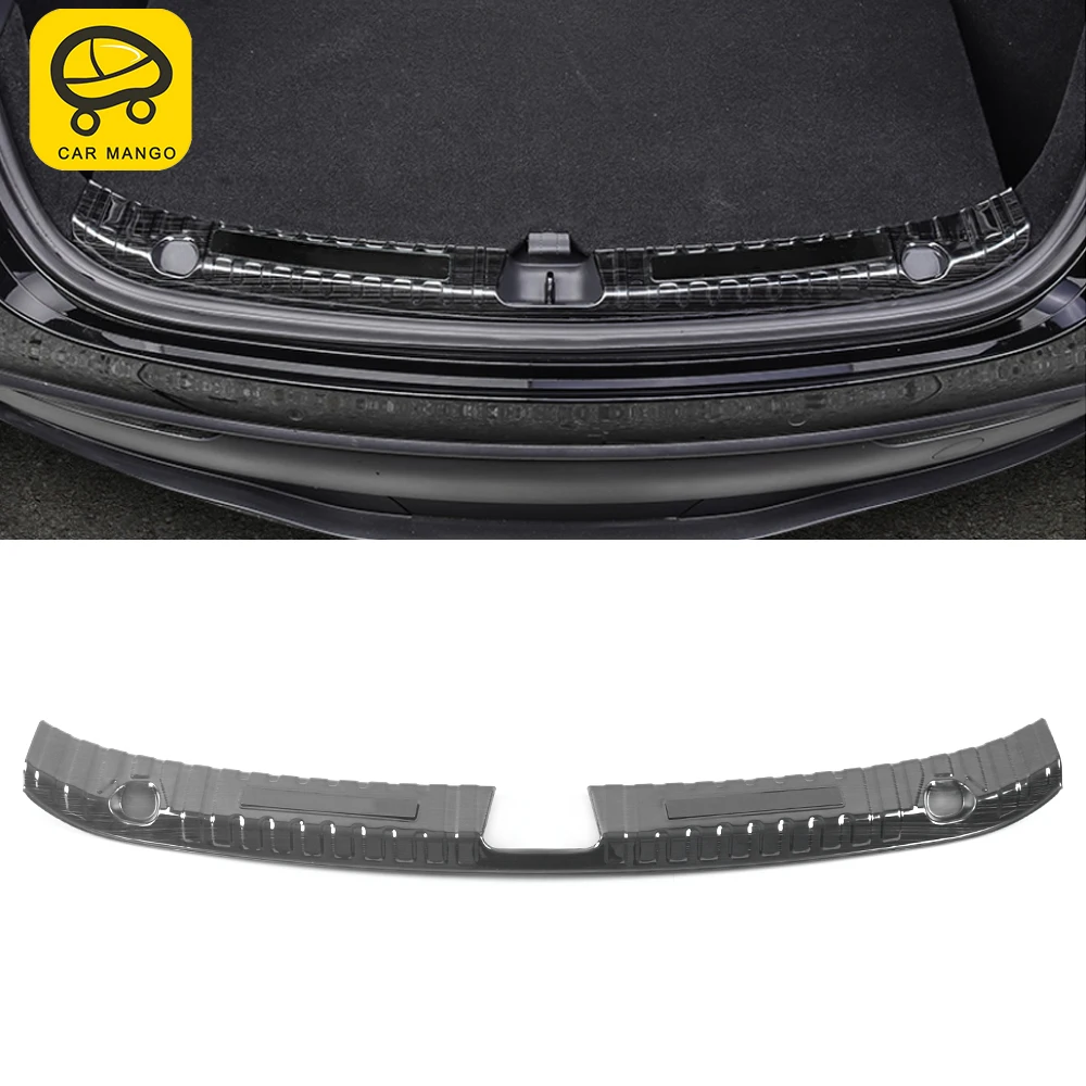 

CarMango for Tesla Model Y 2020-2021 Auto Car Styling Rear Door Trunk Fender Protector Sill Pad Cover Frame Sticker Accessories