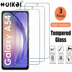 HD Clear Full Screen Tempered Glass Screen Protector - 3 Pack - 1 Pcs (Samsung M54)