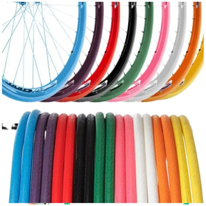 

700x23C Bicycle Solid Tire Road Mountain Bike Tire Cycling Tubeless Tyre Outer Wheel Explosion-proof Solid Tire Tyre Accessories