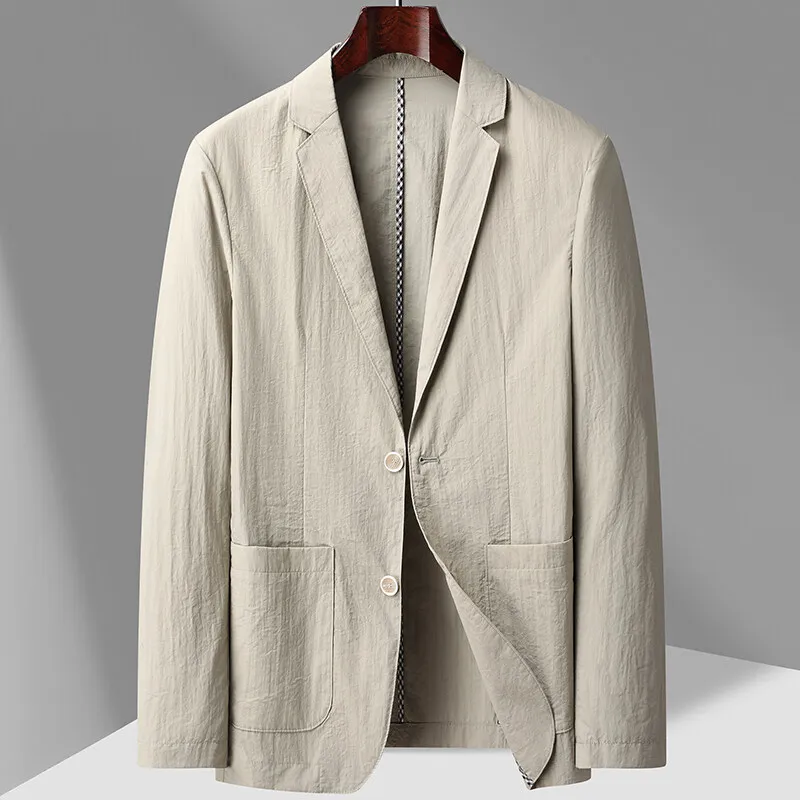 Acheter Nouveau Blazer homme jeunesse mince décontracté daim Blazers