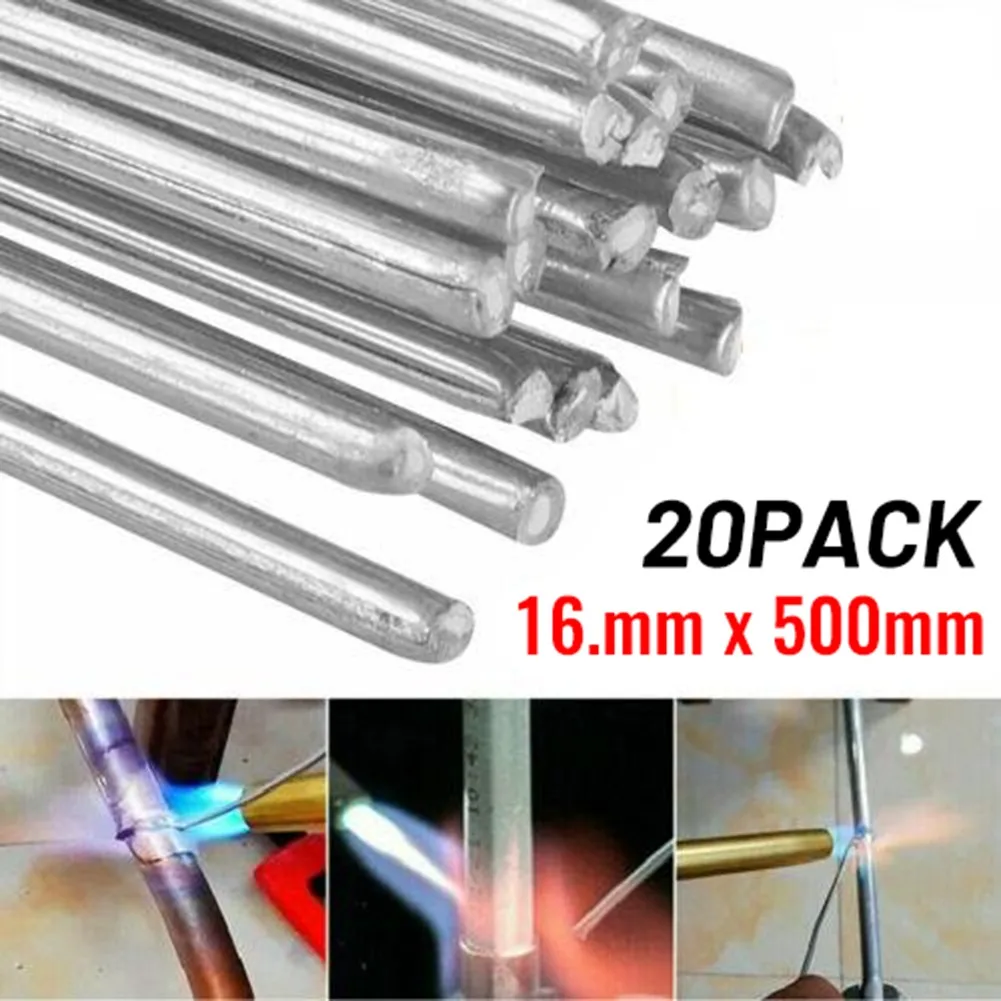 20Pcs Welding Rod Aluminum Brazing Flux Low Temperature Silver Solder Wire Hot Selling Portable Pratical High Quality