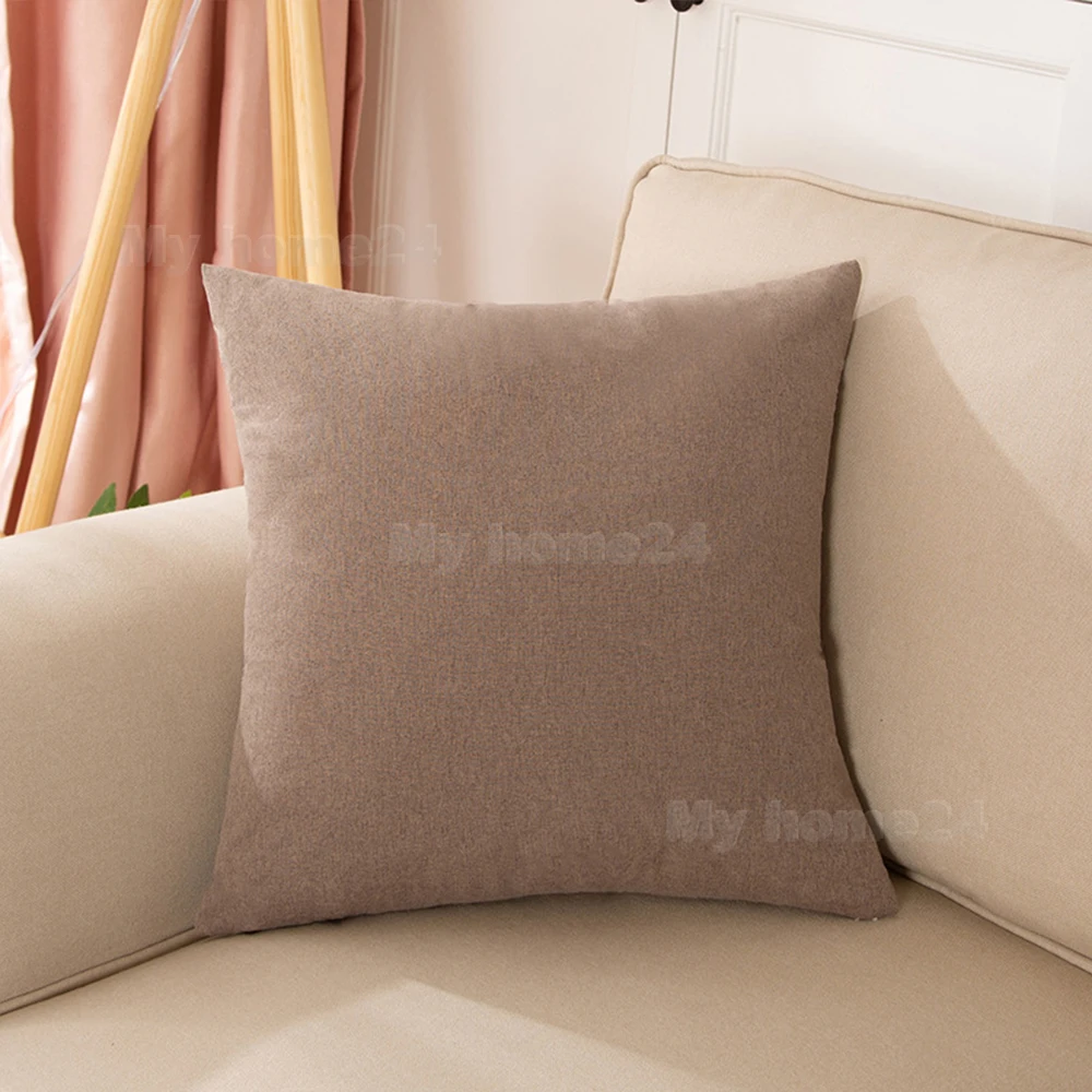 Universal 40*40 45*45 50*50 Kissenbezug Baumwolle Leinen Plain Kissenbezüge Dekorative Wohnzimmer Kissenbezüge für Sofa Home Auto – Detail 13