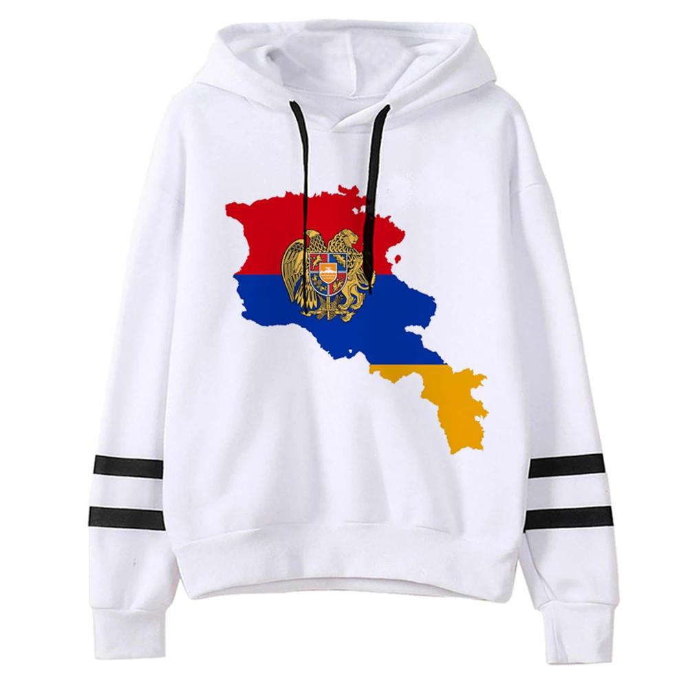 

Armenia hoodies women y2k aesthetic harajuku Korean style vintage sweater Hood female anime Pullover