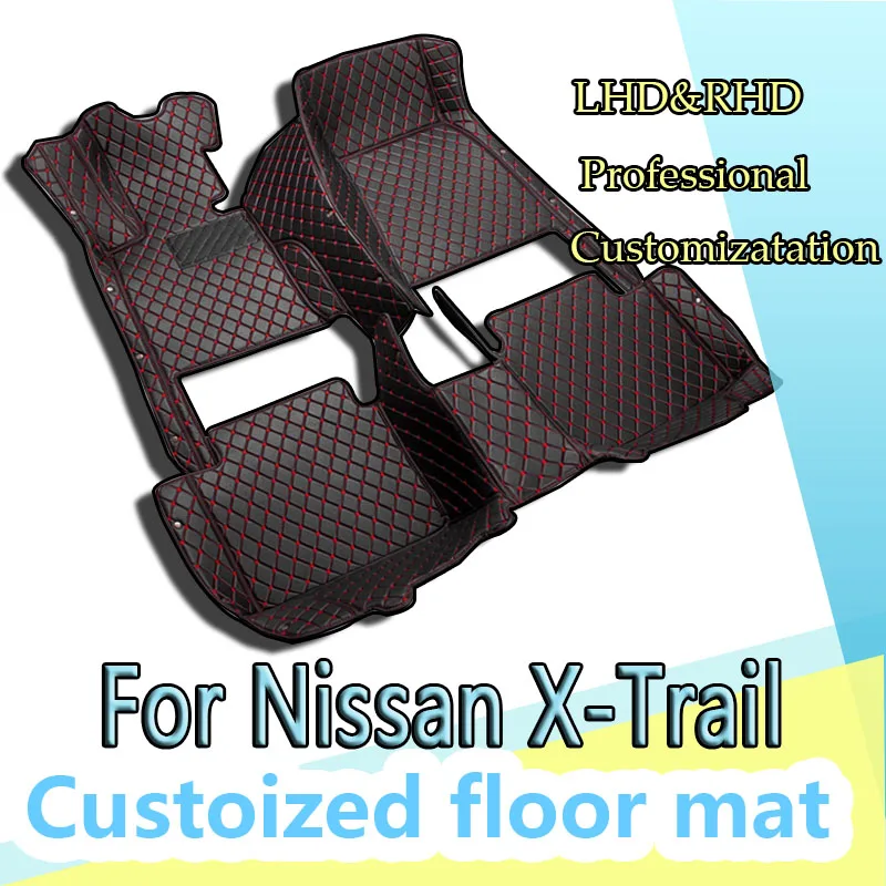 

Автомобильный напольный коврик для Nissan X-Trail T30 2001 ~ 2007, противогрязный ковер, кожаный коврик, аксессуары для авто, автомобильные коврики, напольные аксессуары для автомобиля