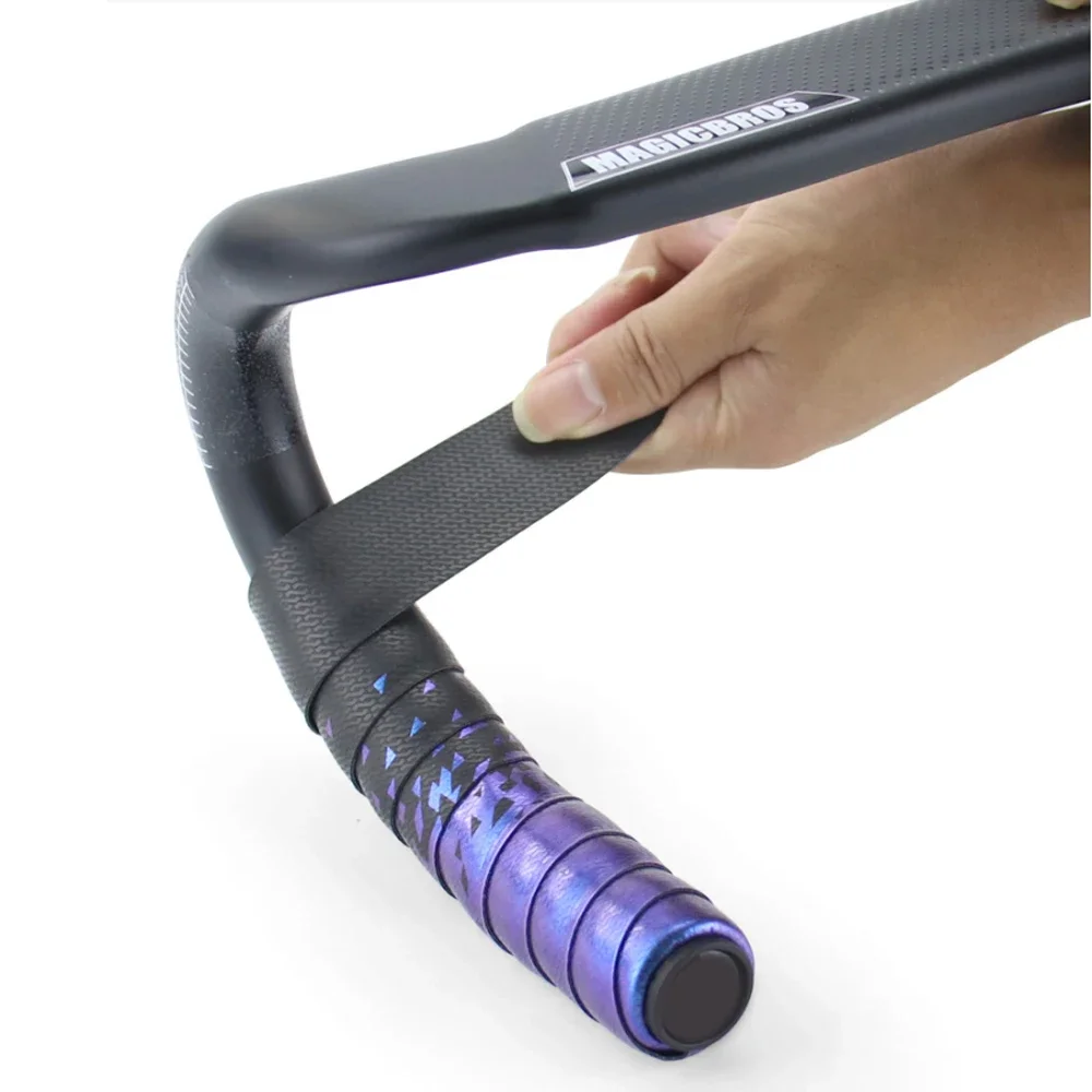 Road Handlebar Tape Dead Fly Gradient Bicycle Handlebar Belt Leather Breathable Reflective Wrap bike handlebar tape