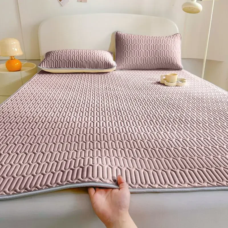 

Simple Solid Color Latex Cool Mat Single Piece Cool But Not Icy Air-Conditioned Mat Student Dormitory Household Use