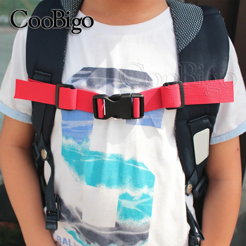 Tactical Buckle Dual Release Buckle Whistle Chest Harness Strap 1Pcs