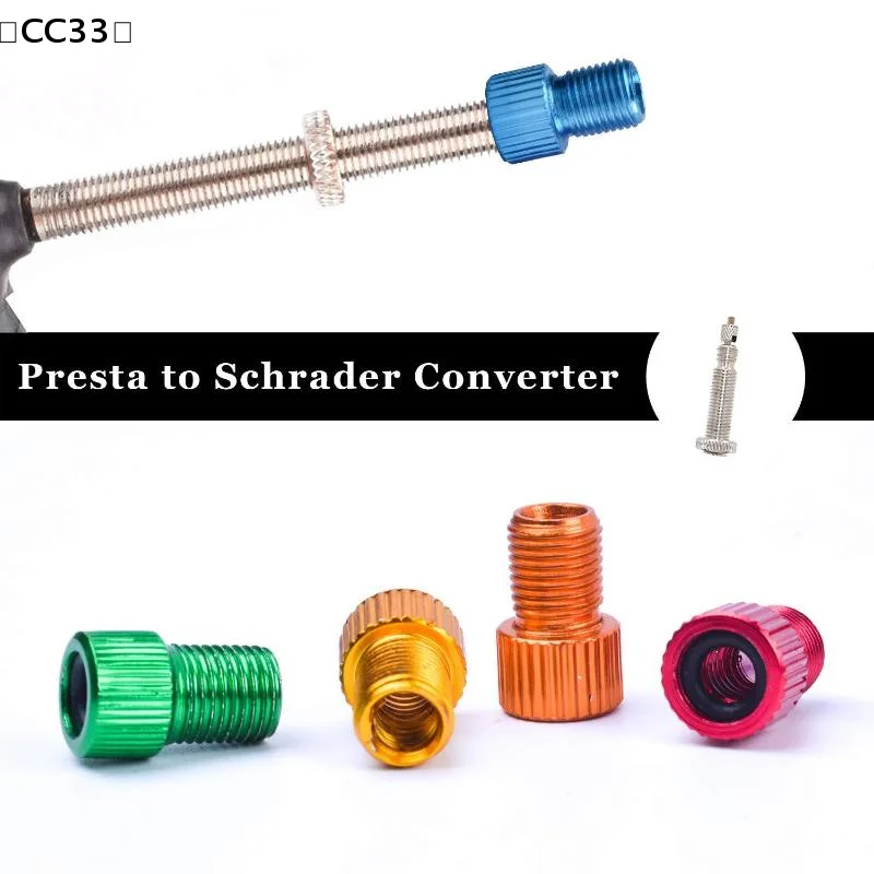 20pcs 자전거 밸브 펌프 변환기 어댑터 Presta To Schrader 변환 노..