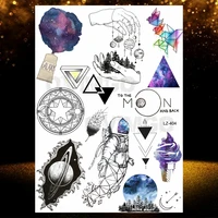 Chicano Bandit Mexico Temporary Tattoos For Men Women Fake Car Nun Tattoo religion Stickers Realistic Back Waterproof Tatoos 2