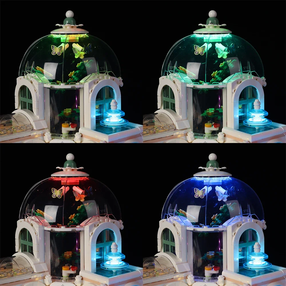 LED-Beleuchtungsset für 41757 Botanischer Garten, Spielzeug-Baumodell, DIY-Spielzeugset, nur Beleuchtungsset, Modell NICHT im Lieferumfang enthalten