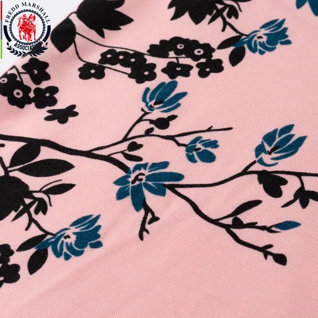 Modismo de Verão: Polo Floral Elegante da FREDD MARSHALL 5 Camisa Polo Floral FREDD MARSHALL