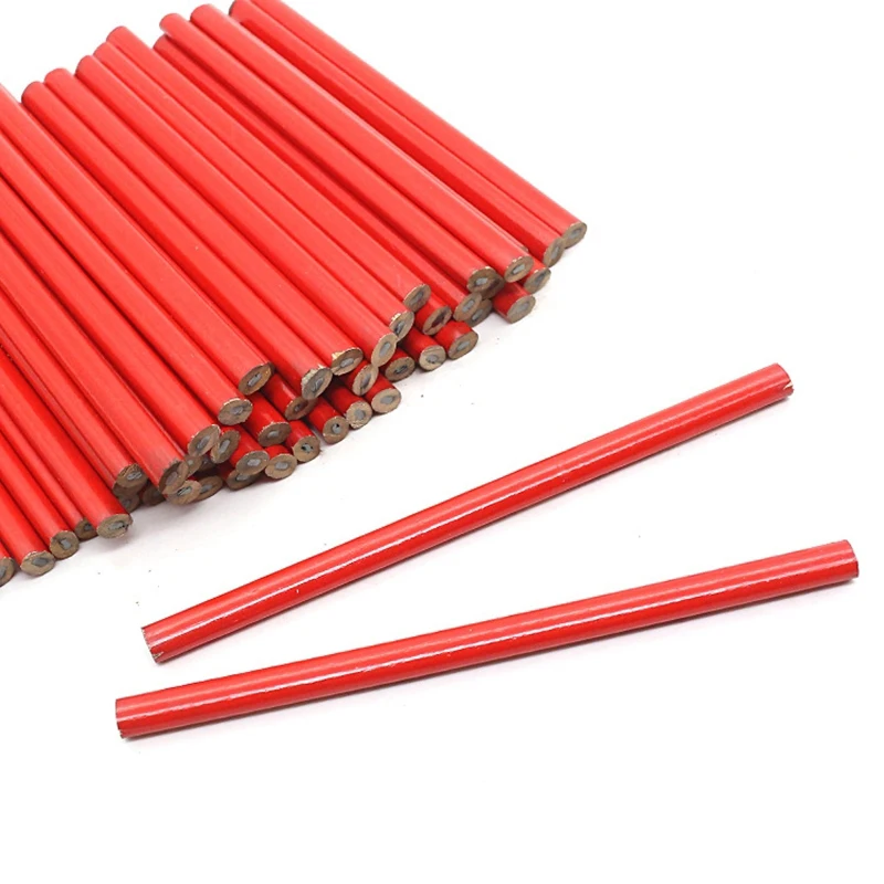 Carpenter Pencil 10pcs Thick Core Marking Tool DIY with Scale