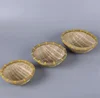 Natural Handmade Bamboo Baskets Fruit Vegetables Bread Rattan Steamed Storage Basket Home Tableware Storage Box bread basket 5
