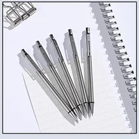 Japan Pilot Mini Mechanical Pencil 0.5 Silver Stainless Steel Metal Rod Portable Drawing Pencils Premium Office School Supplies 6