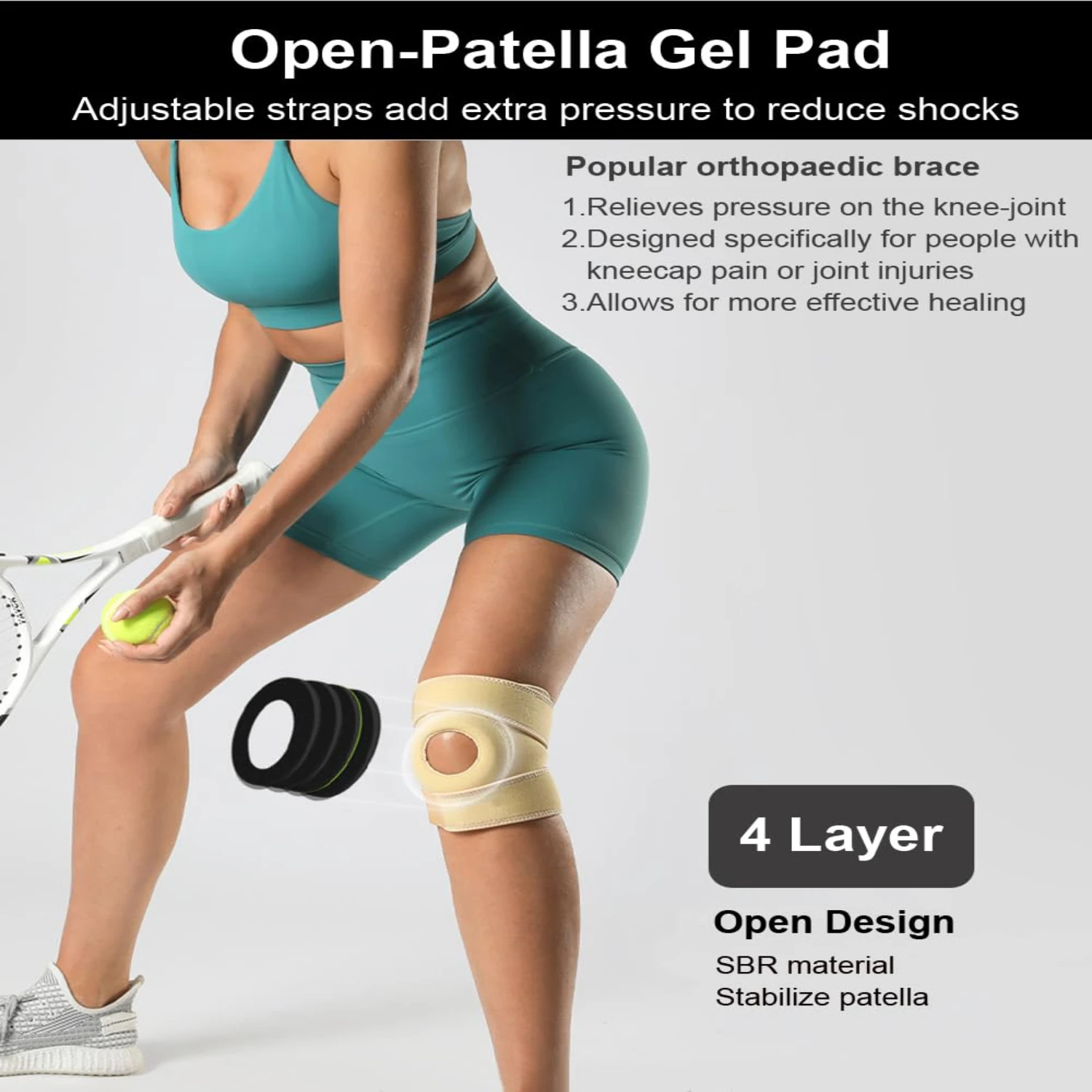 Stylish, durable and comfortable premium knee braces for active lifestyles. Lightweight, breathable and flexible design to keep