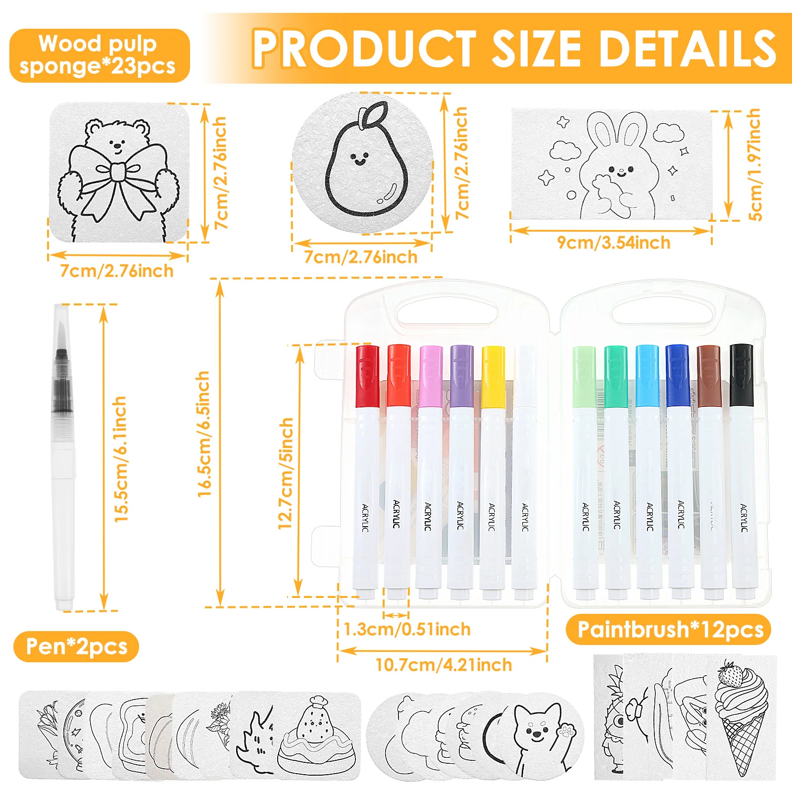 1 Set Magic Foam Texture Painting Kit 3D Magic Puffy Foam Texture Painting Paper DIY Drawing Texture Art Supplies for Children