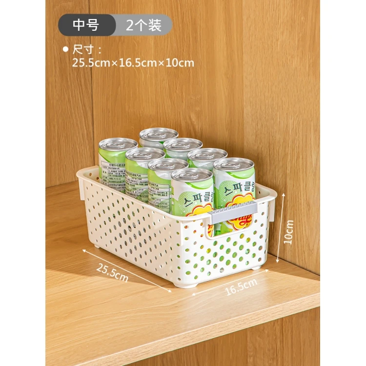 תיבת אחסון בנפח גדול מארגן ביתי שימוש רב-תכליתי לספרים, פריטי מטבח, חטיפים וצעצועים - סל אחסון לארגון