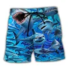 New Men's Board Short Swim Shorts Swim Trunks Drawstring Shark Graphic Prints Quick Drying Casual Holiday Hawaiian Shorts 2