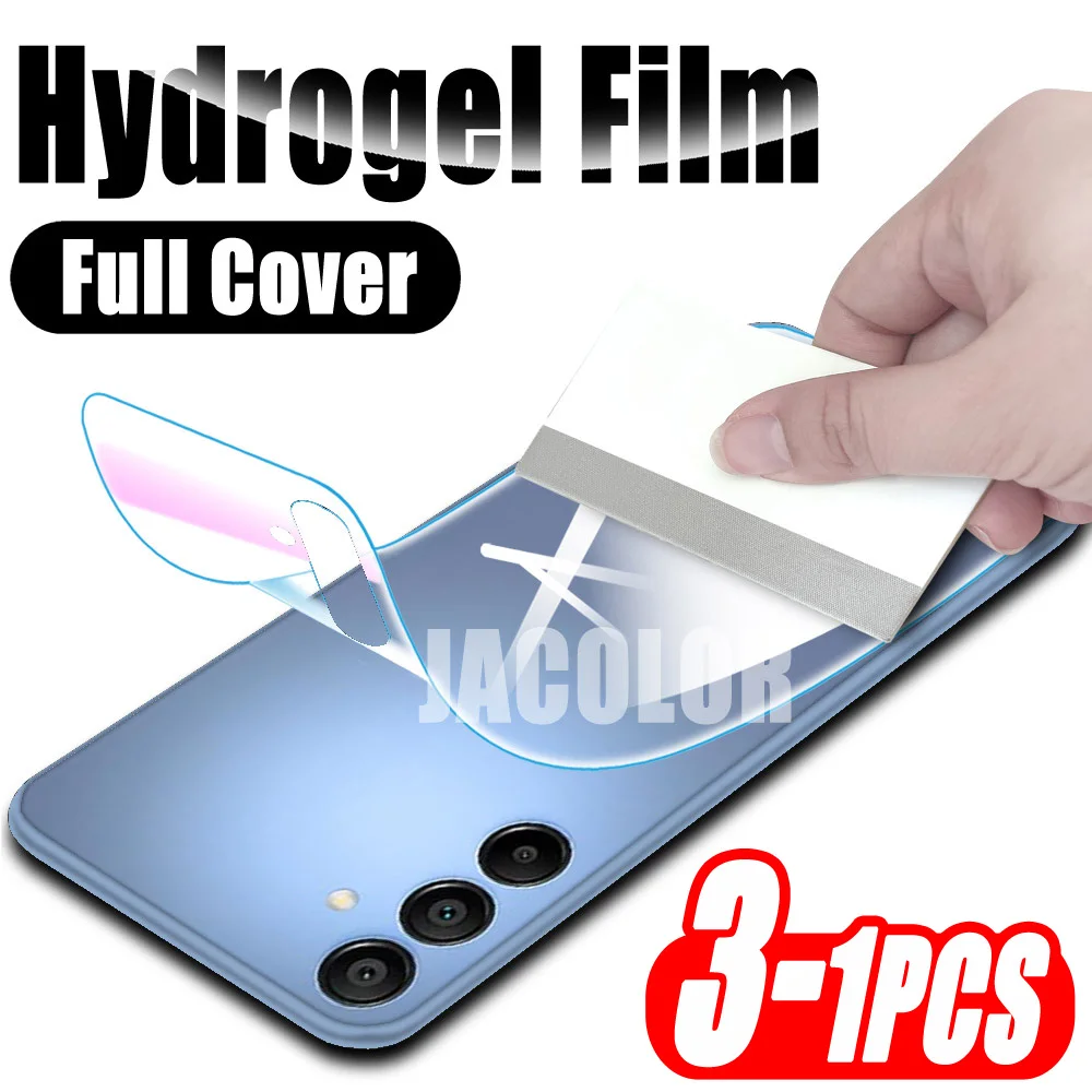 1-3PCS Full Cover Back Protector Hydrogel Film For Samsung Galaxy A55 A35 A25 A15 5G A05 A05s A 55 15 5 G 25 05s 05 35 Back Film 1