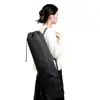 Yoga Backpack Large Capacity Yoga Mat Bag Waterproof Adjustable Shoulder Straps Breathable Sports Bag Portable Black Gym 3