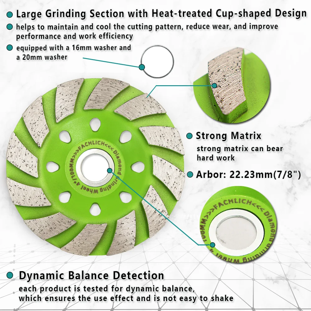 Рисунок 6 - алмазный спеченный шлифовальный круг диаметром 125 мм