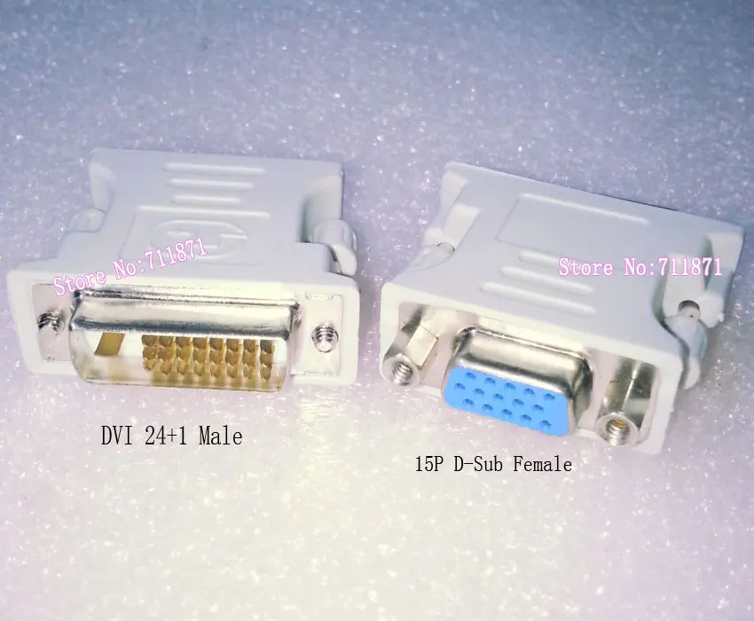 Dvi 24 + 1 Maschio 15P Vga D-Sub Femmina Connettore Dvi Maschio D-Sub Femmina Adattatore 24 + 1 Dvi Dvi-D Maschio 15Pin Vga Femmina Convert Joint