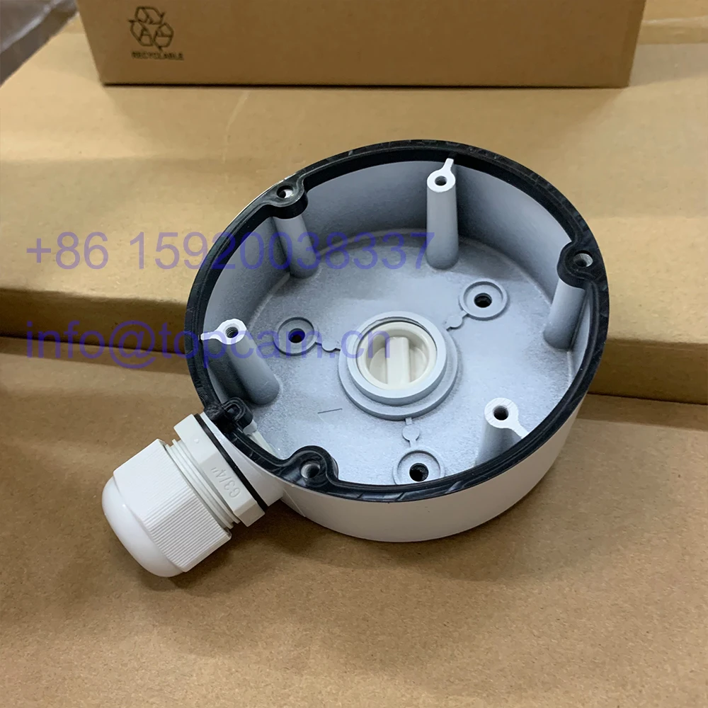 Hộp nối DS-1280ZJ-TR13 cho camera Hikvision, gọn dây và chống nước khi lắp ngoài trời