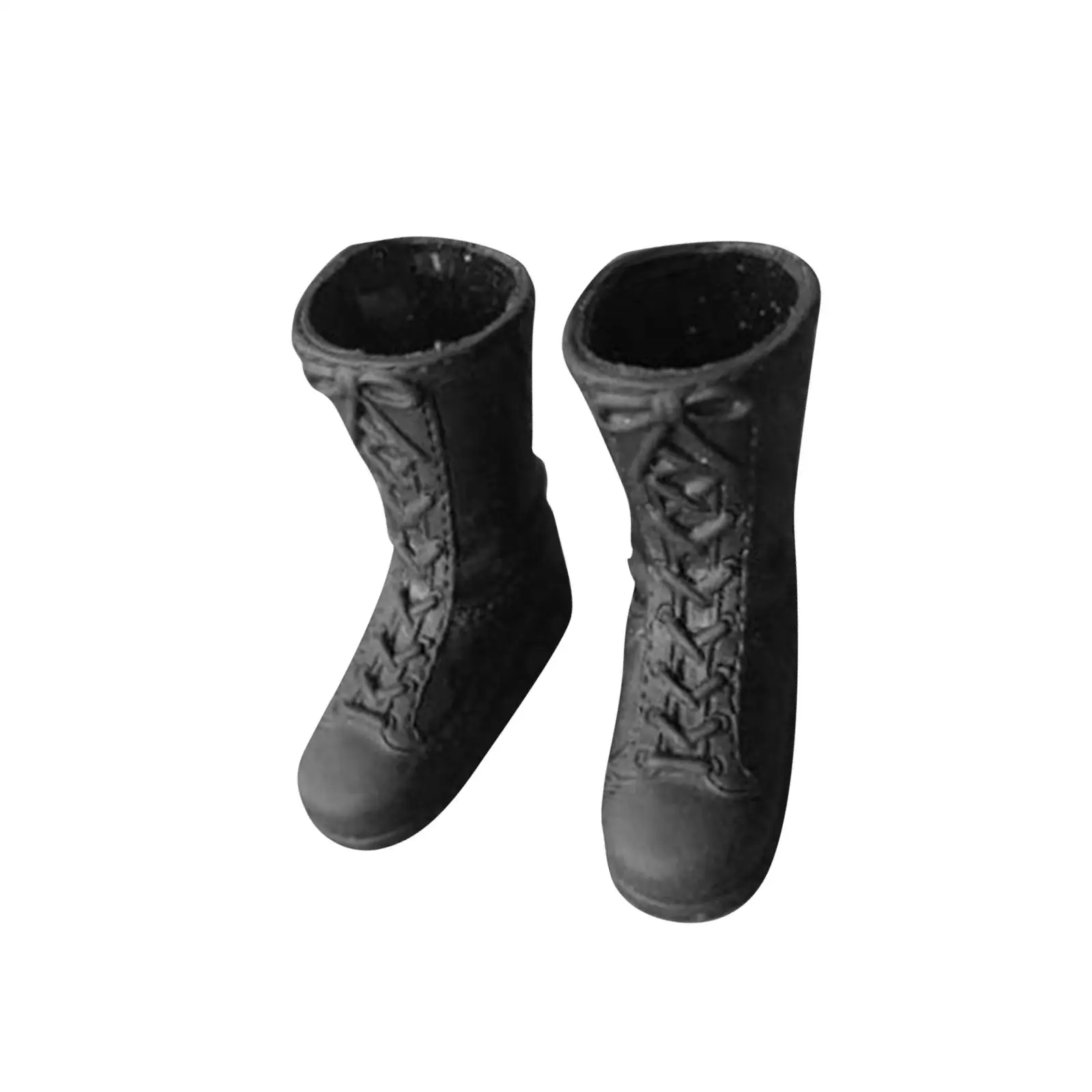 1/6 Scale Mid Calf Boots for 12`` inch Female Soldier Action Figures Costume