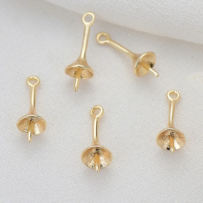 14K Gold Plated Jewelery Connectors Earrings Parts Handmade DIY Earring  Making Supplies Jewelry Crafts Materials Accessories