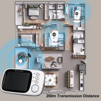 Two-way Audio Night Vision Surveillance Cameras with Temperature Display