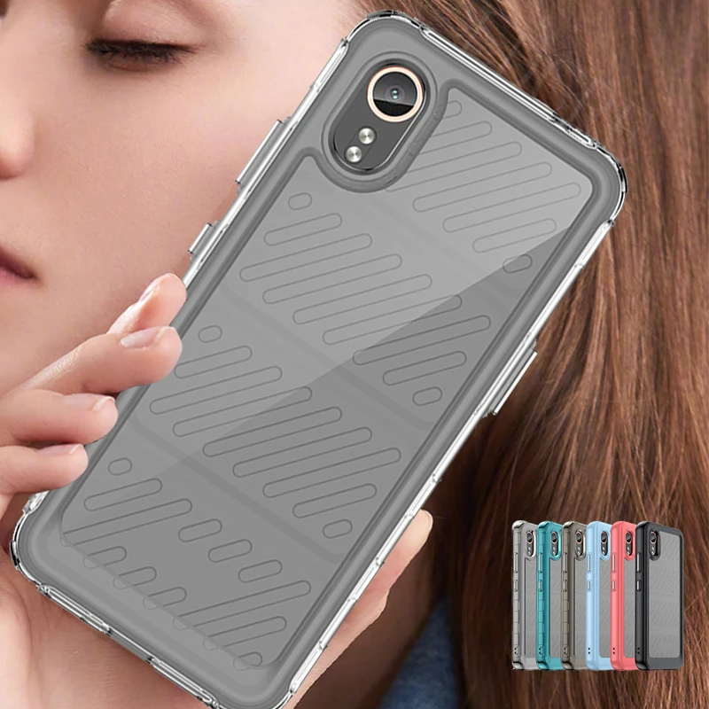 Per Samsung Xcover 7 Custodia Cover Samsung Xcover 7 Capas Antiurto Armor Colore Trasparente Cornice Trasparente Samsung Galaxy Xcover 7