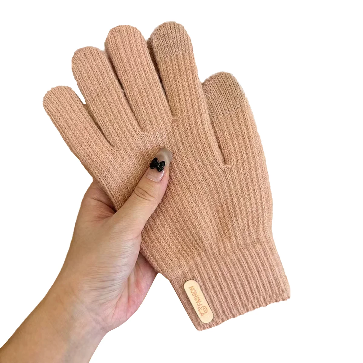 Gloves for women in winter, thickened cotton for warmth, yarn for cycling in autumn and winter, men and women for winter insulat - 6