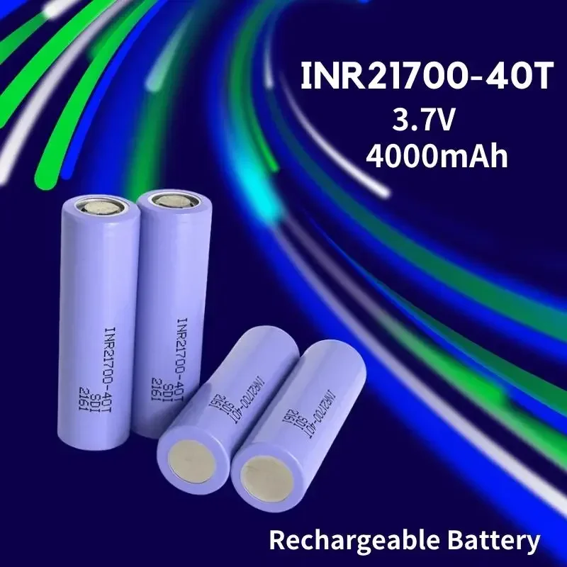 

100% real capacity original INR21700-40T-4000mAh Rechargeable battery 3.7V 21700 Lithium Battery 3.7V Strong Power Battery