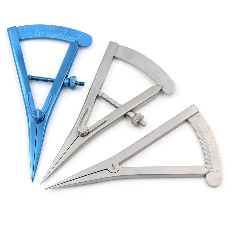 Castroviejo Calipers Braunstein Fixed Caliper Eyelid Calipers Forceps Scissors Needle Holders Speculums Sapphire Knives ophthalmic microsurgical scissors ophthalmic surgical instruments