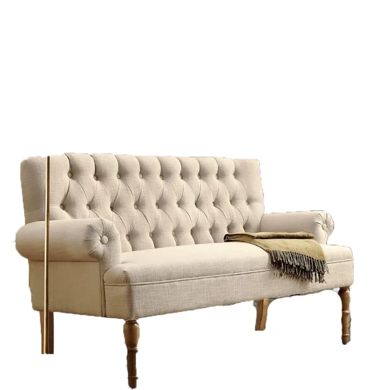 

Sofa Standard Living Room Sofas Seat Furniture Boxed Couch Two-seater Warm Sleeper Daybed Beige Sofa for Living Room 2024