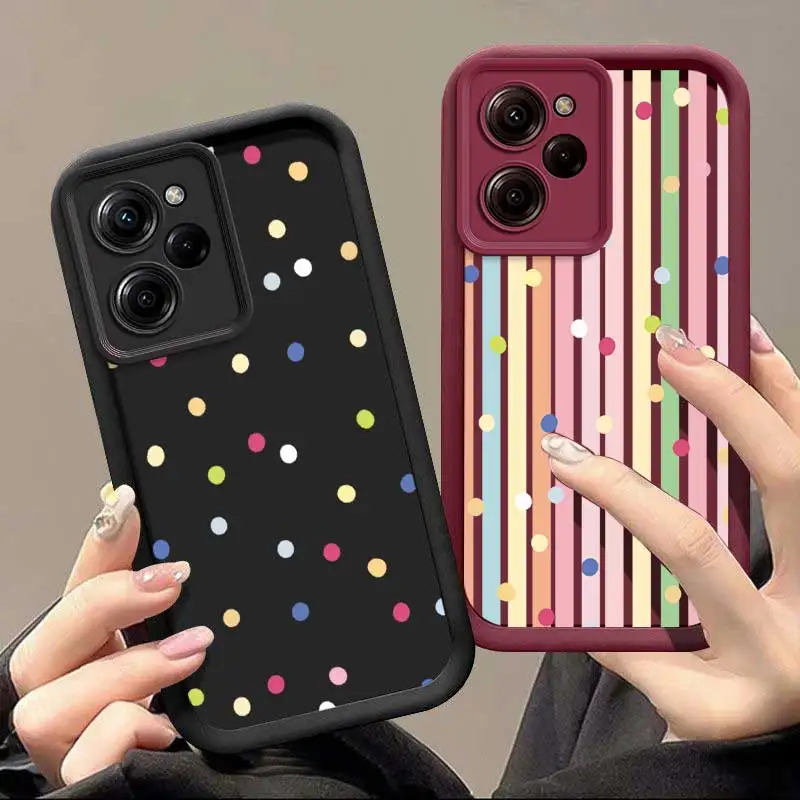 Чехол для телефона X5Pro с ритмом цветов, чехол для Xiaomi Poco C65, C61, C55, C51, C50, M6Pro, X6Pro, F5, X4GT, F4, M3, X3, F3, M2