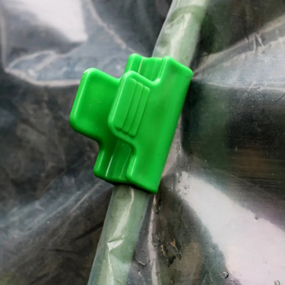 Plastic Plant Clips 8/11/16/19cm12PC Greenhouse clips Plastic film clips Shade film Gardening supplies Tear-resistant Strong grip