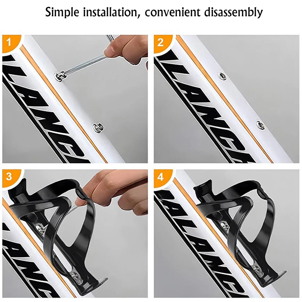 Durable Leak-Proof Bike Water Bottle Holder - Lightweight, Non-Slip, Adjustable Bicycle Cup Holder