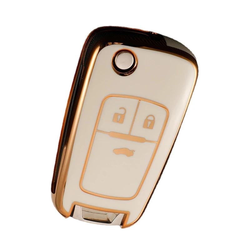 Flip Key Car Key Case Cover Per 2010-2014 Chevrolet Camaro Cruze Malibu Equinox Sonic Impala Opel Astra J Corsa Insignia Mokka