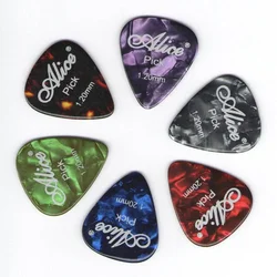 Deluxe Set of 6 Premium Celluloid Guitar Picks - Assorted Thickness for Electric & Acoustic Play (1.20 mm)