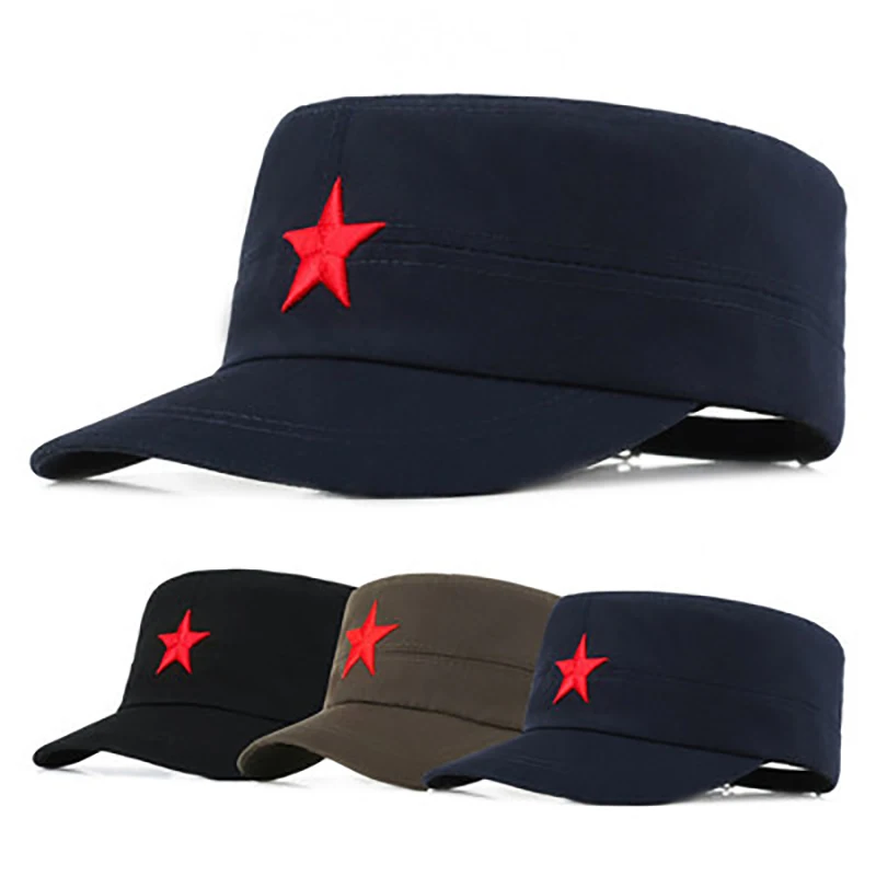 

Duck Cap Men's Spring Summer Autumn And Winter Baseball Sun Visor Flat Top Sun Hat Outdoor Outing Korean Version Tide Red Star