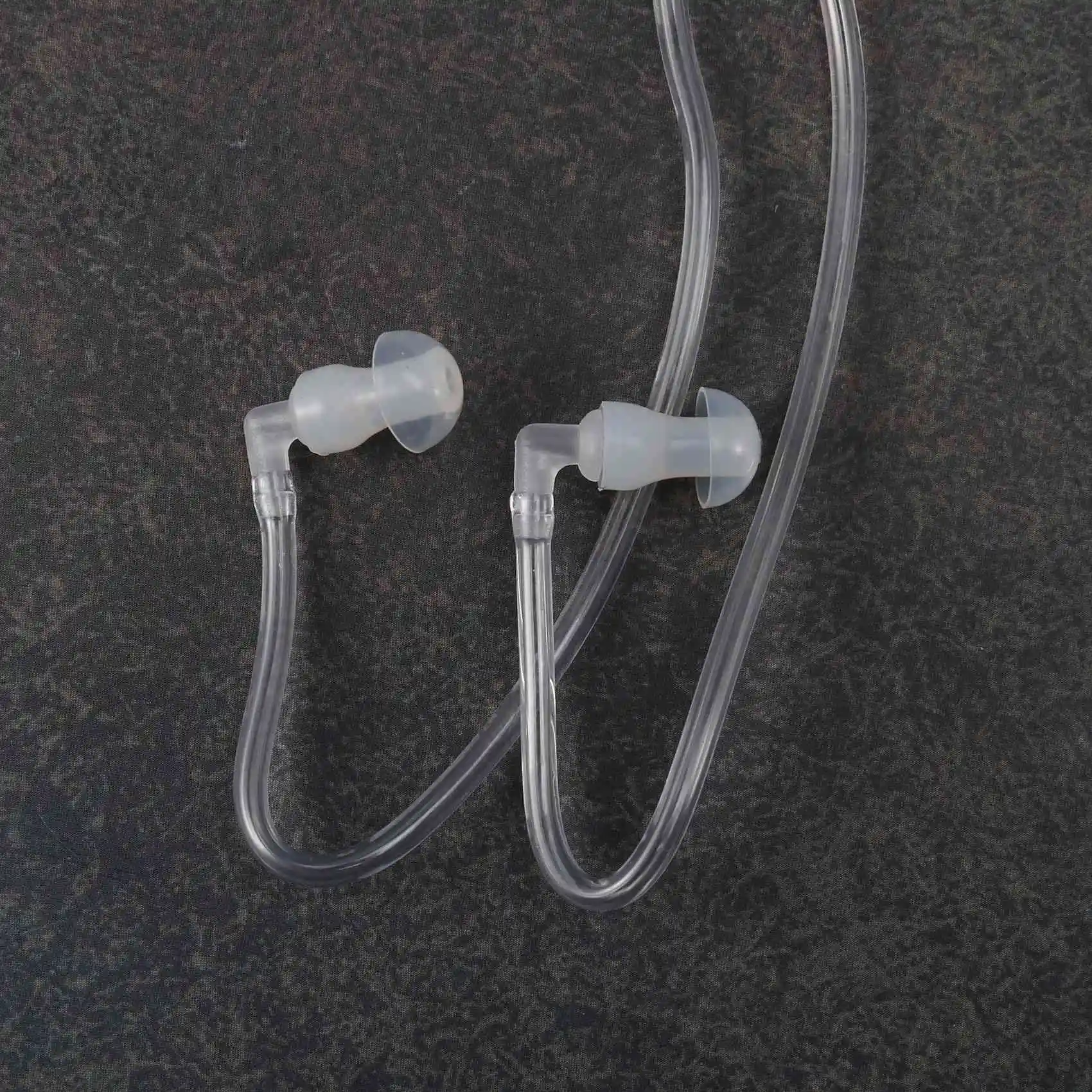 Auricolari binaurali anti-radiazioni Cuffie stereo con microfono Auricolari acustici universali con tubo dell'aria con cancellazione del rumore da 3,5 mm - Image 3