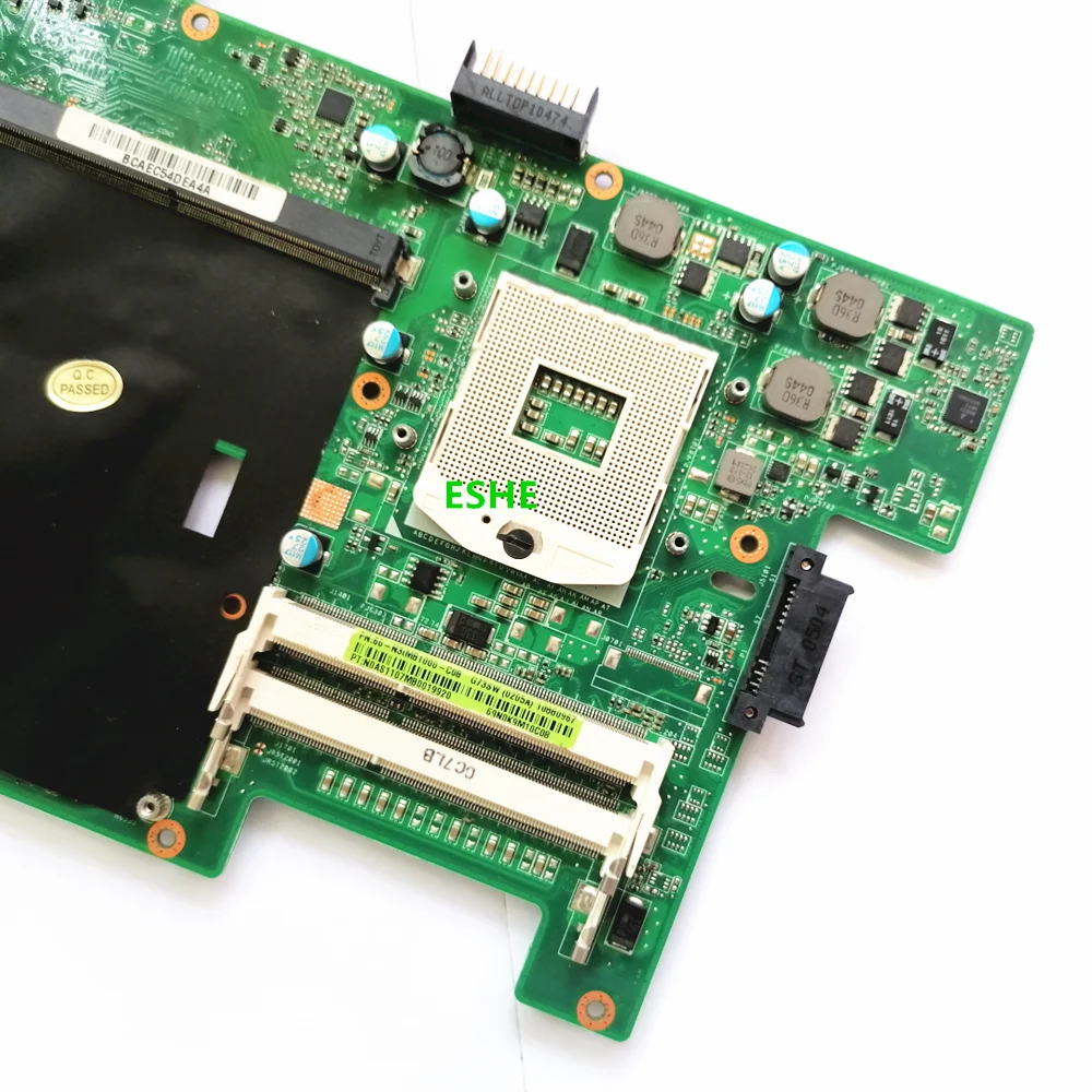 Laptop Motherboard para Asus Memory Slot Trabalho 100 Testado G73 G73s G73sw Rev2.0 Hm65 2d - Imagem 3
